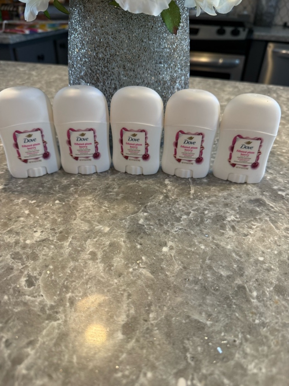 Dove Antiperspirant Deodorant Stick - Floral Plum berryScent (5 Pack)